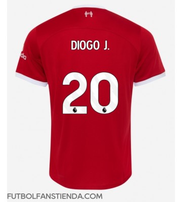 Liverpool Diogo Jota #20 Primera Equipación 2023-24 Manga Corta